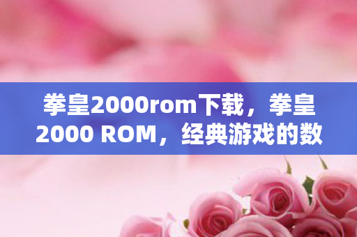 拳皇2000rom下载图片