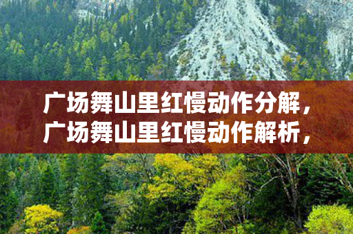 广场舞山里红慢动作分解图片