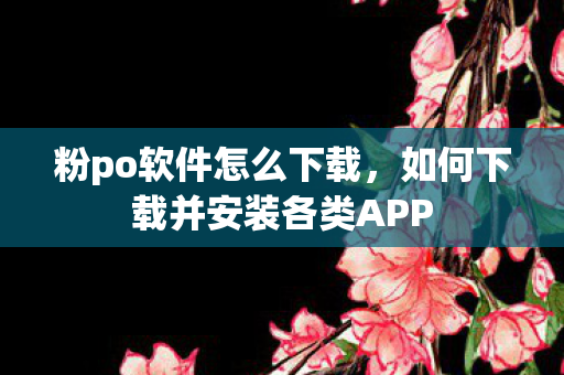 如何下载并安装各类APP图片