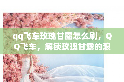 qq飞车玫瑰甘露怎么刷图片