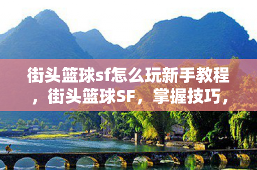 街头篮球sf怎么玩新手教程图片