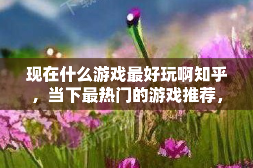 现在什么游戏最好玩啊知乎图片