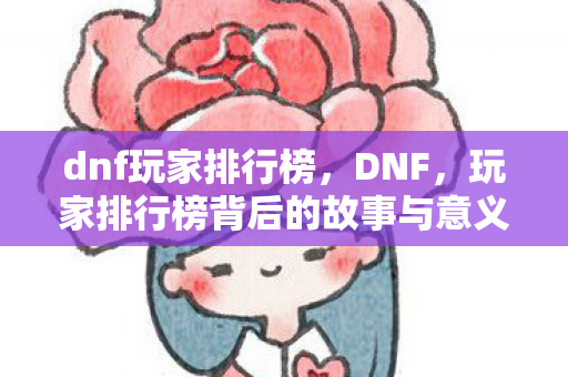 玩家排行榜背后的故事与意义图片