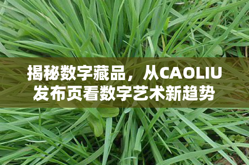 从CAOLIU发布页看数字艺术新趋势图片
