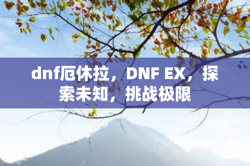 dnf厄休拉图片