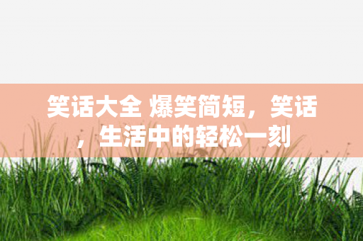 笑话大全 爆笑简短图片