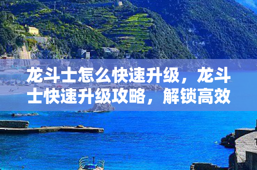 龙斗士怎么快速升级图片