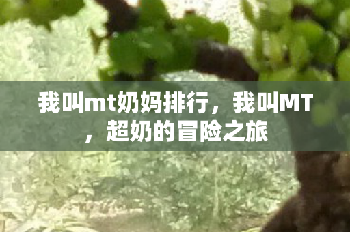 我叫mt奶妈排行图片