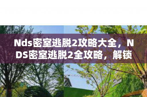 Nds密室逃脱2攻略大全图片