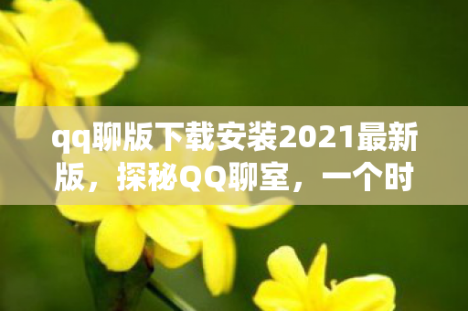 qq聊版下载安装2021最新版图片