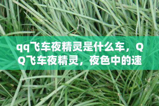 qq飞车夜精灵是什么车，QQ飞车夜精灵，夜色中的速度与激情