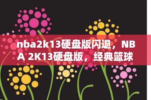 nba2k13硬盘版闪退图片