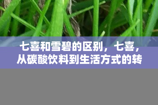 从碳酸饮料到生活方式的转变图片