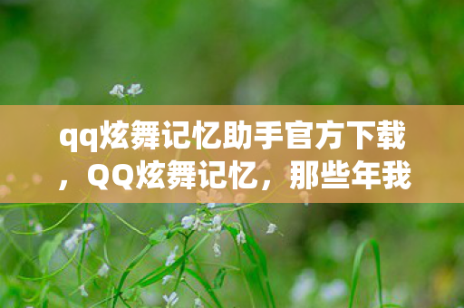 qq炫舞记忆助手官方下载图片