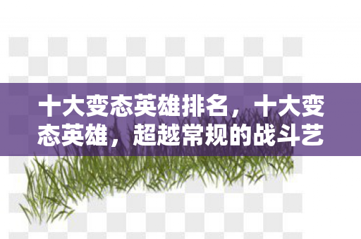 超越常规的战斗艺术图片