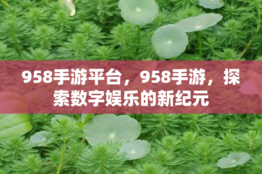 探索数字娱乐的新纪元图片