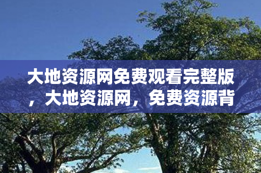 大地资源网免费观看完整版图片
