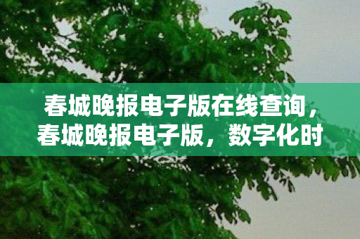 数字化时代下的新闻阅读新体验图片