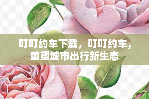 重塑城市出行新生态图片