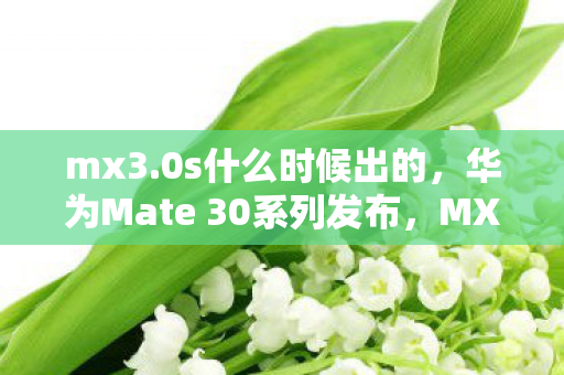 华为Mate 30系列发布图片