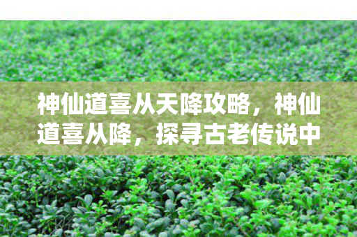 探寻古老传说中的神秘力量图片