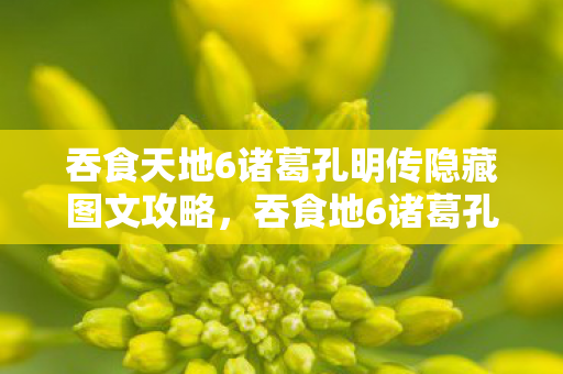 吞食天地6诸葛孔明传隐藏图文攻略图片