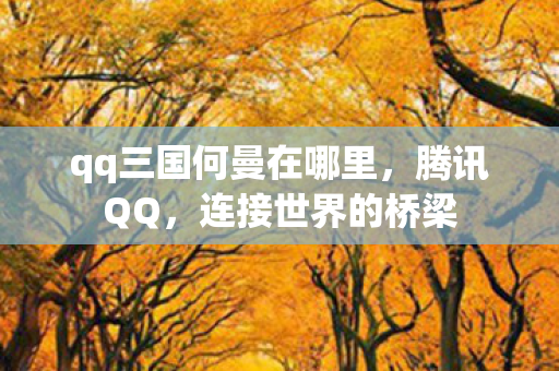 qq三国何曼在哪里图片
