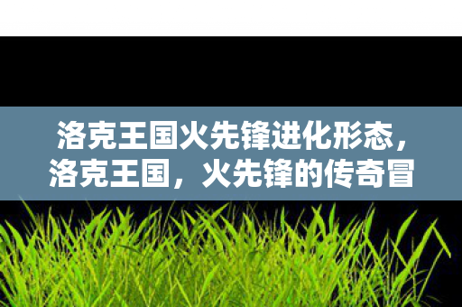 洛克王国火先锋进化形态图片