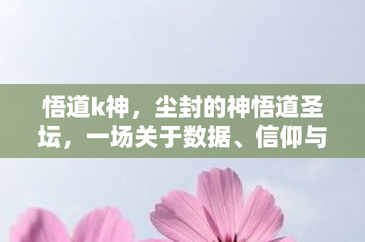 悟道k神，尘封的神悟道圣坛，一场关于数据、信仰与终极飞升的虚拟考古