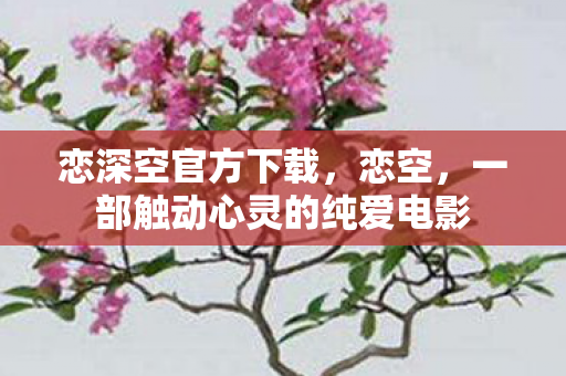 一部触动心灵的纯爱电影图片