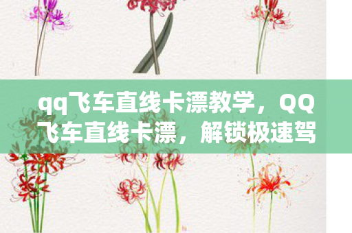 解锁极速驾驶的秘密技巧图片