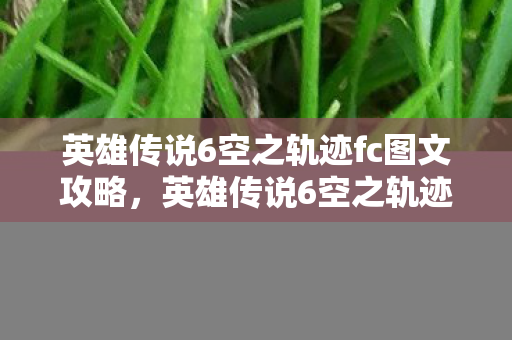 英雄传说6空之轨迹fc图文攻略图片