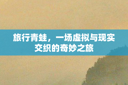 一场虚拟与现实交织的奇妙之旅图片