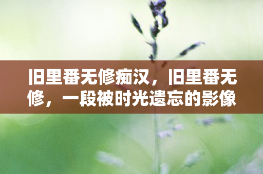 一段被时光遗忘的影像记忆图片