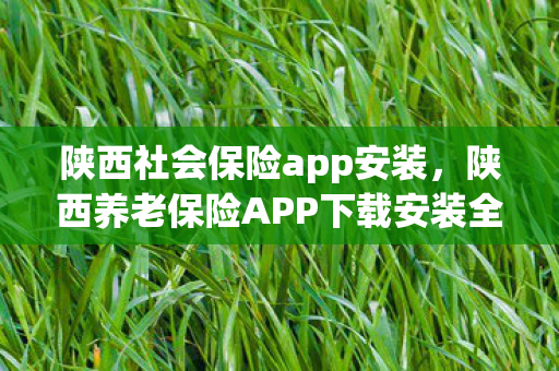 陕西养老保险APP下载安装全攻略图片