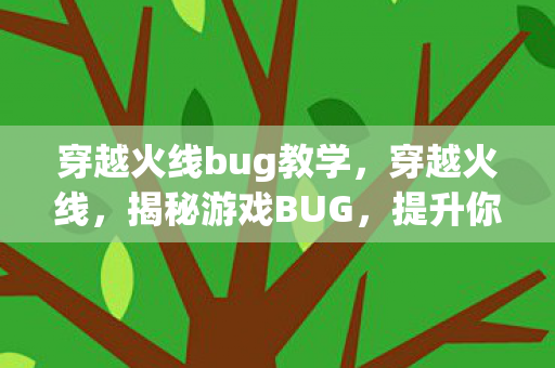 穿越火线bug教学图片