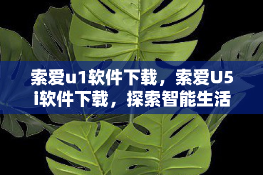 探索智能生活的便捷途径图片