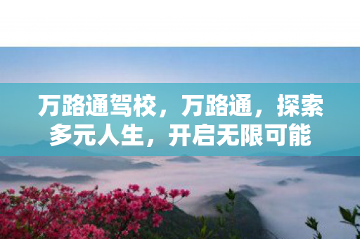 万路通驾校，万路通，探索多元人生，开启无限可能