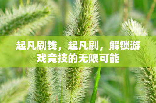 解锁游戏竞技的无限可能图片