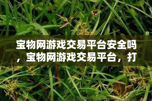 宝物网游戏交易平台安全吗图片