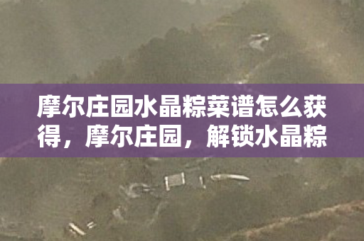 摩尔庄园水晶粽菜谱怎么获得图片