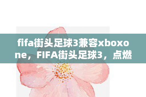 fifa街头足球3兼容xboxone图片