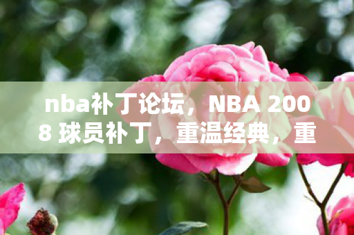 NBA 2008 球员补丁图片