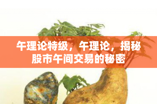 揭秘股市午间交易的秘密图片