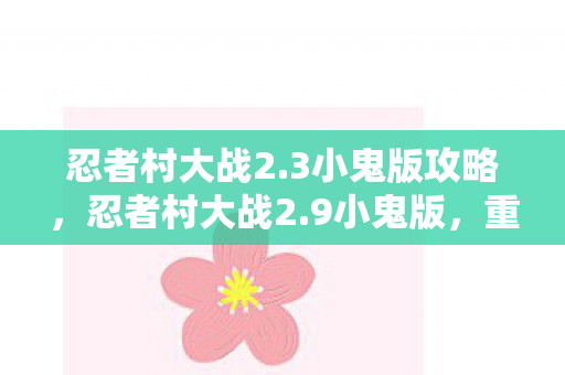 忍者村大战2图片