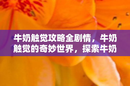 探索牛奶与感官的奇妙联系图片