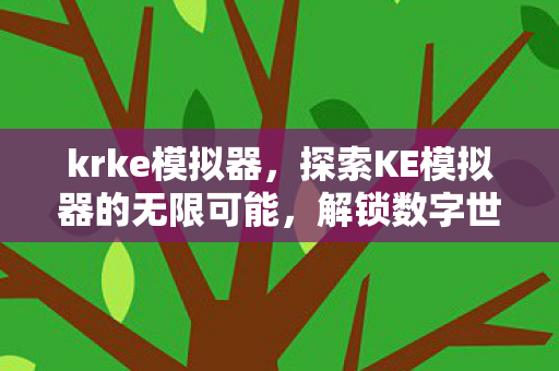 探索KE模拟器的无限可能图片