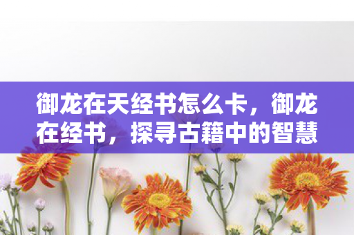 探寻古籍中的智慧与传奇图片