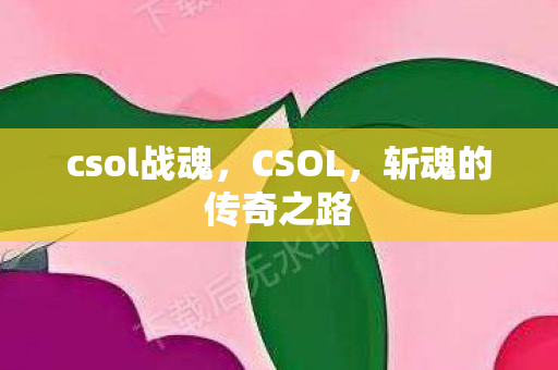 斩魂的传奇之路图片