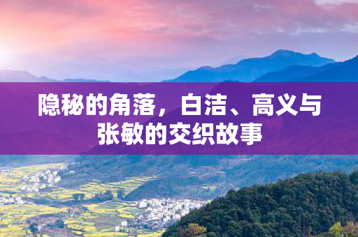 高义与张敏的交织故事图片